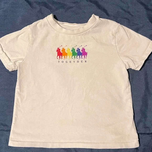 Ralph Lauren 24 Months Pride Jersey Cotton Tee - Picture 2 of 5
